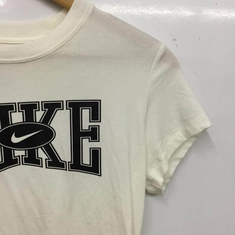 ナイキ NIKE Tシャツ 半袖 M ロゴ、文字 X プリント 白 / ホワイト / white レディース USED 古着 中古 10162464