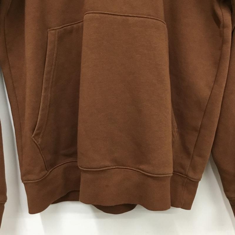 アディダス adidas パーカー 長袖 L 無地 茶 / ブラウン / brown レディース USED 古着 中古 10162466