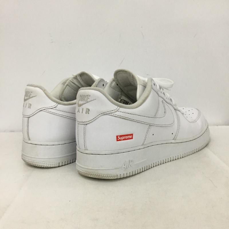 ナイキ NIKE スニーカー スニーカー CU9225-100 AIR FORCE 1 LOW SUPREME 28.5cm 箱有 28.5cm ロゴ、文字 白 / ホワイト / white メンズ USED 古着 中古 10162470