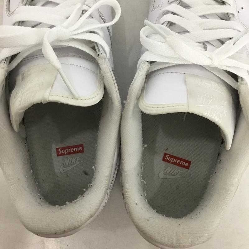 ナイキ NIKE スニーカー スニーカー CU9225-100 AIR FORCE 1 LOW SUPREME 28.5cm 箱有 28.5cm ロゴ、文字 白 / ホワイト / white メンズ USED 古着 中古 10162470