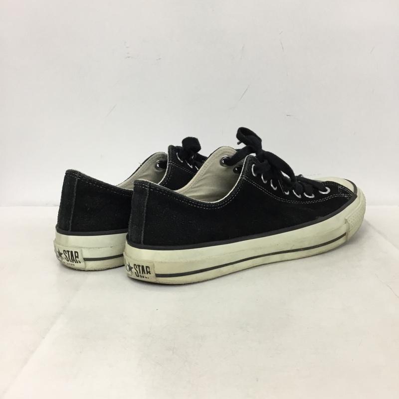 コンバース CONVERSE スニーカー スニーカー スエード 9.5 MADE IN JAPAN 箱有 US：9.5 ロゴ、文字 黒 / ブラック / black メンズ USED 古着 中古 10162471