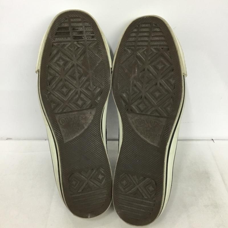 コンバース CONVERSE スニーカー スニーカー スエード 9.5 MADE IN JAPAN 箱有 US：9.5 ロゴ、文字 黒 / ブラック / black メンズ USED 古着 中古 10162471
