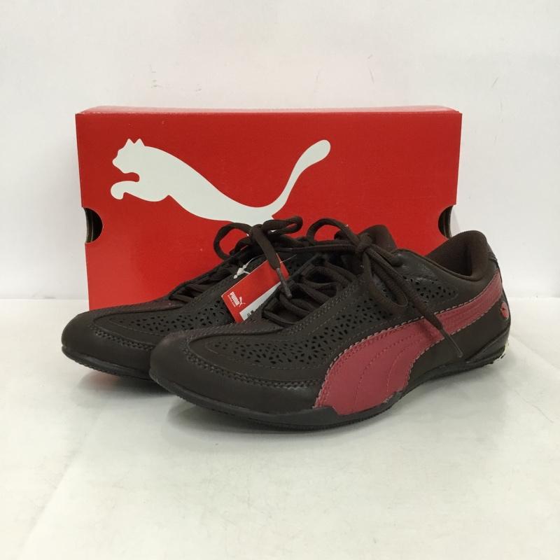 プーマ PUMA スニーカー スニーカー 182920 17 ストライク 23.5cm 箱有 23.5cm ワンポイント ダークブラウン / ダークブラウン / X ボルドー / ボルドー / レディース USED 古着 中古 10162473