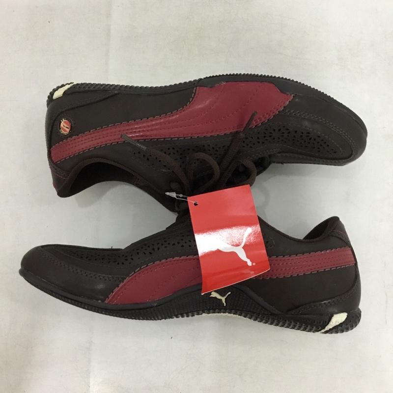 プーマ PUMA スニーカー スニーカー 182920 17 ストライク 23.5cm 箱有 23.5cm ワンポイント ダークブラウン / ダークブラウン / X ボルドー / ボルドー / レディース USED 古着 中古 10162473