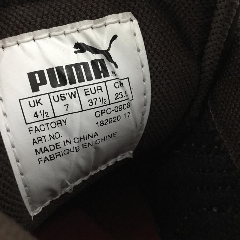 プーマ PUMA スニーカー スニーカー 182920 17 ストライク 23.5cm 箱有 23.5cm ワンポイント ダークブラウン / ダークブラウン / X ボルドー / ボルドー / レディース USED 古着 中古 10162473