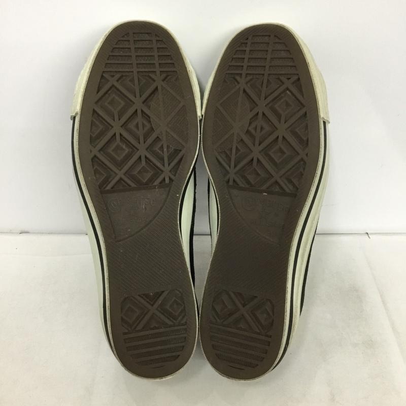 コンバース CONVERSE スニーカー スニーカー 8MHR スウェード ローカット 9.5 箱有 US：9.5 ロゴ、文字 黒 / ブラック / black メンズ USED 古着 中古 10162476