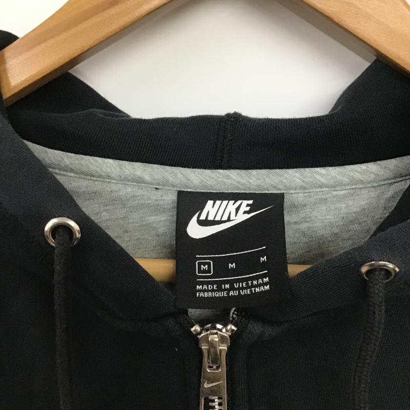 ナイキ NIKE パーカー 長袖 CZ4148-010 M ロゴ、文字 黒 / ブラック / black メンズ USED 古着 中古 10162480