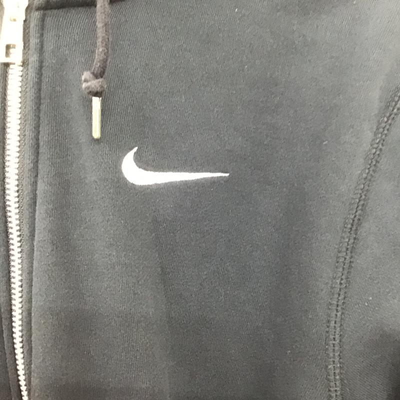 ナイキ NIKE パーカー 長袖 CZ4148-010 M ロゴ、文字 黒 / ブラック / black メンズ USED 古着 中古 10162480