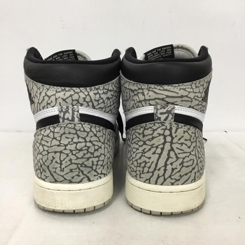 ナイキ NIKE スニーカー スニーカー DZ5485-052 AIR JORDAN 1 RETRO HIGH OG 28.5cm 箱有 28.5cm ロゴ、文字 白 / ホワイト / white X 黒 / ブラック / black X 灰 / グレー / gray メンズ USED 古着 中古 10162483