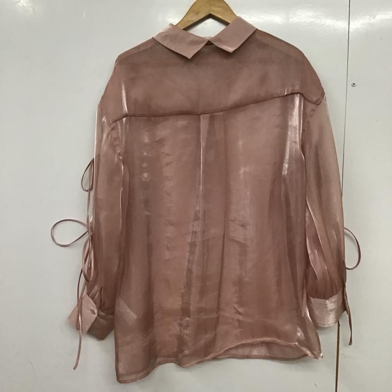 フーズフーチコ who s who Chico シャツ、ブラウス 長袖 シアーシャツ FREE 無地 桃 / ピンク / pink レディース USED 古着 中古 10162484