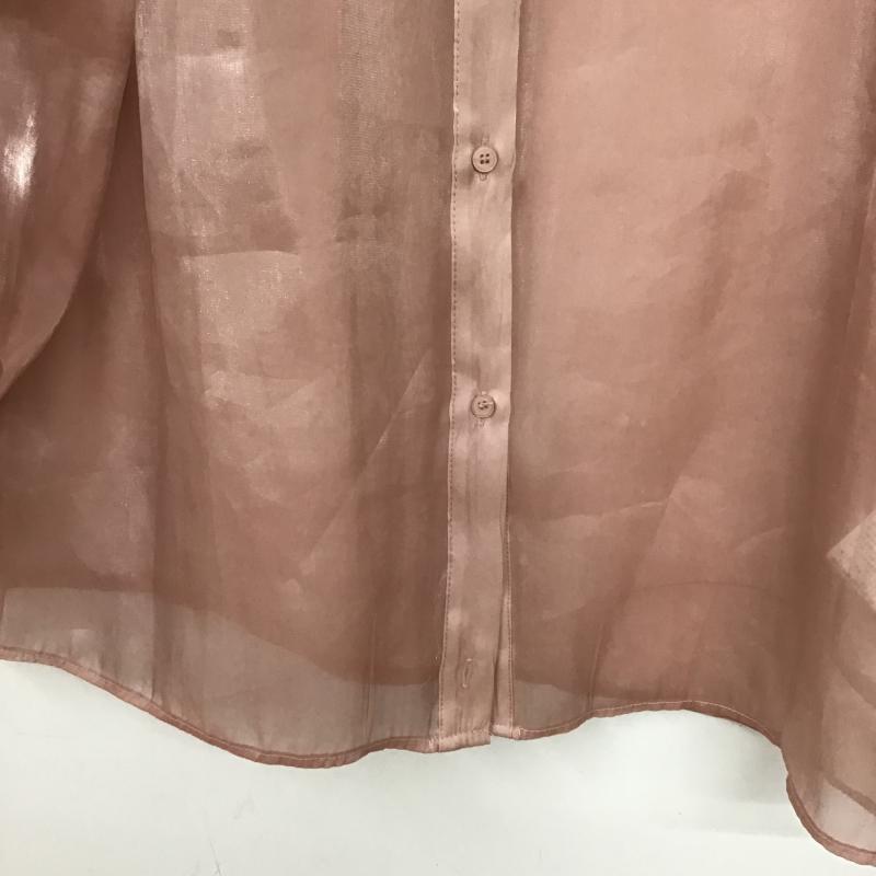 フーズフーチコ who s who Chico シャツ、ブラウス 長袖 シアーシャツ FREE 無地 桃 / ピンク / pink レディース USED 古着 中古 10162484