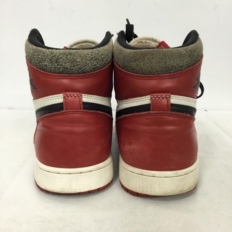 ナイキ NIKE スニーカー スニーカー DZ5485-612 AIR JORDAN 1 RETRO HIGH OG 28.5cm 28.5cm ロゴ、文字 黒 / ブラック / black X 白 / ホワイト / white X 赤 / レッド / red メンズ USED 古着 中古 10162487