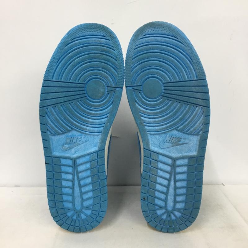 ナイキ NIKE スニーカー スニーカー DZ5485-402 AIR JORDAN 1 RETRO HIGH OG 28.5cm 28.5cm ロゴ、文字 白 / ホワイト / white X 水色 / ライトブルー / メンズ USED 古着 中古 10162488