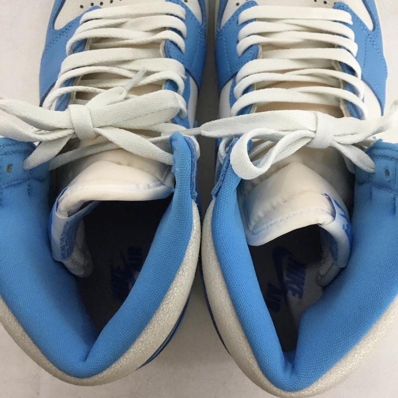 ナイキ NIKE スニーカー スニーカー DZ5485-402 AIR JORDAN 1 RETRO HIGH OG 28.5cm 28.5cm ロゴ、文字 白 / ホワイト / white X 水色 / ライトブルー / メンズ USED 古着 中古 10162488