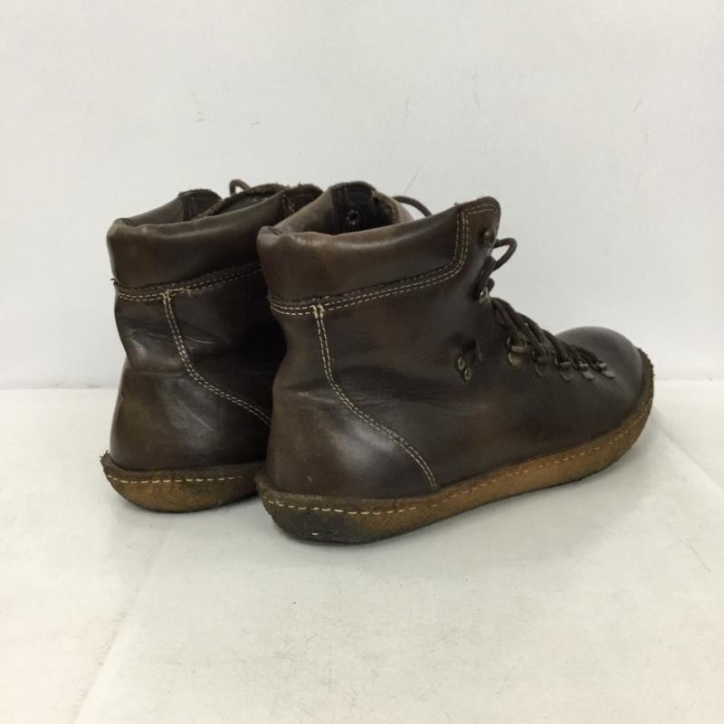 プントピグロ punto pigro ブーツ ショートブーツ レースアップブーツ マウンテンブーツ 42 無地 茶 / ブラウン / brown メンズ USED 古着 中古 10162494