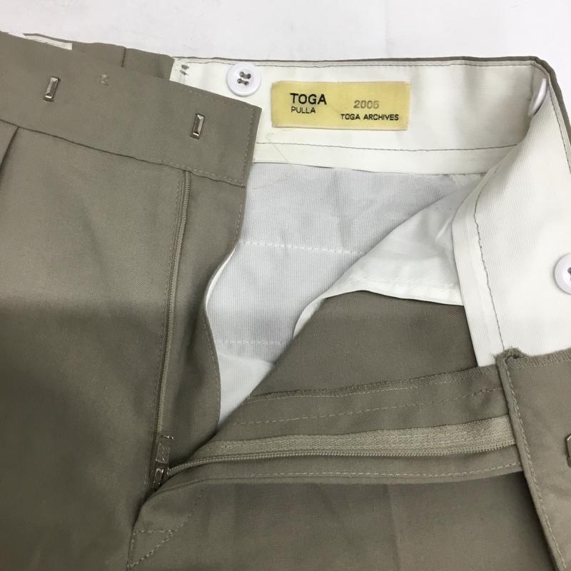 トーガ プルラ TOGA PULLA パンツ スラックス スラックスパンツ ワイドパンツ カジュアルパンツ 無地 マルチカラー / マルチカラー / multicolor メンズ USED 古着 中古 10162496