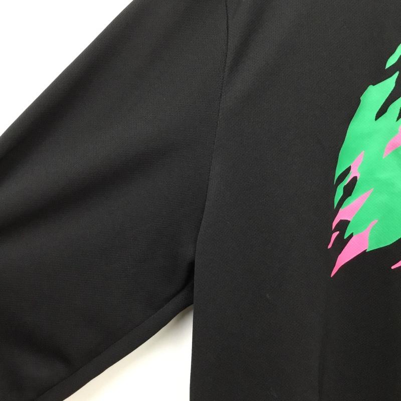 ナイキ NIKE Tシャツ 長袖 長袖カットソー プリントカットソー クルーネック L ロゴ、文字 黒 / ブラック / black メンズ USED 古着 中古 10162503