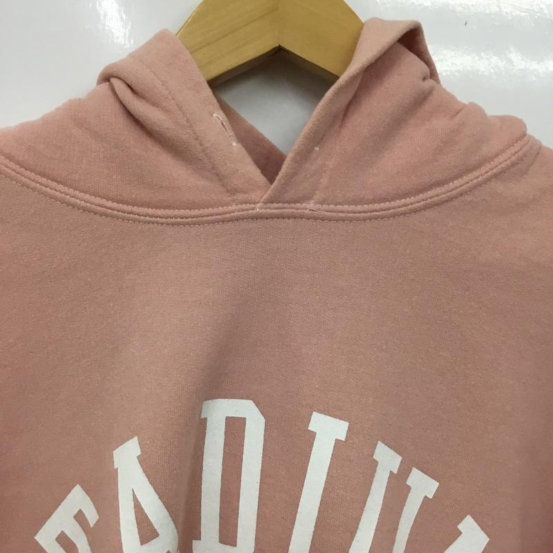スタジアム STADIUM パーカー 長袖 長袖パーカー プルオーバーパーカー スウェット L ロゴ、文字 桃 / ピンク / pink メンズ USED 古着 中古 10162505