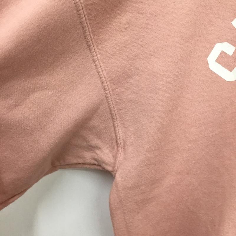 スタジアム STADIUM パーカー 長袖 長袖パーカー プルオーバーパーカー スウェット L ロゴ、文字 桃 / ピンク / pink メンズ USED 古着 中古 10162505