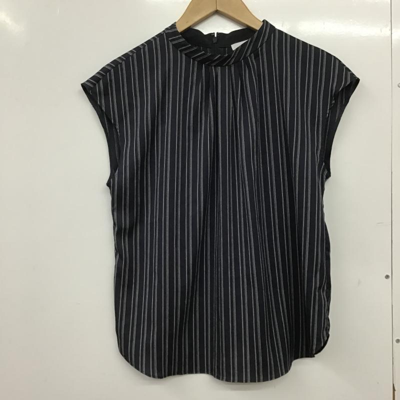 アンタイトル UNTITLED カットソー 半袖 2 ストライプ 紺 / ネイビー / navy レディース USED 古着 中古 10162521