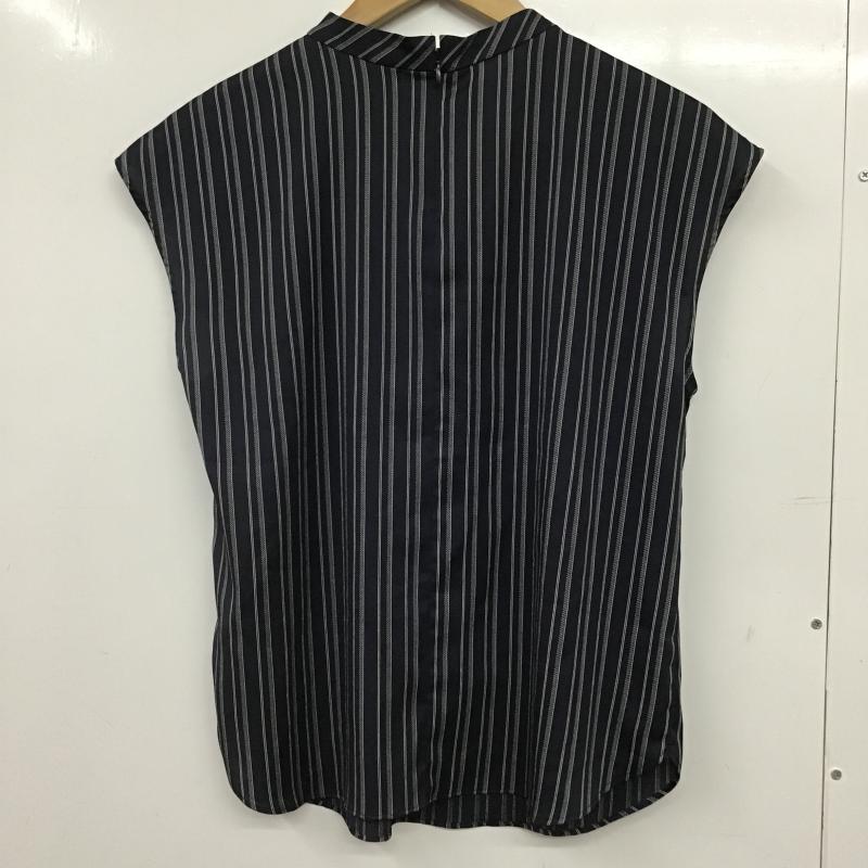 アンタイトル UNTITLED カットソー 半袖 2 ストライプ 紺 / ネイビー / navy レディース USED 古着 中古 10162521