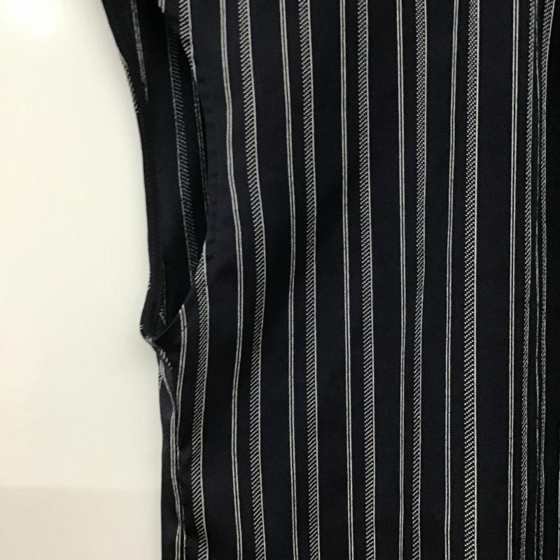 アンタイトル UNTITLED カットソー 半袖 2 ストライプ 紺 / ネイビー / navy レディース USED 古着 中古 10162521