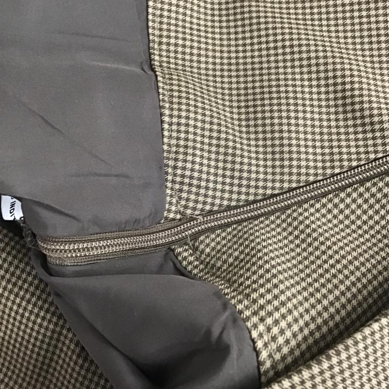 ザラ ZARA スカート ミニスカート インナーパンツ付き L チェック 茶 / ブラウン / brown レディース USED 古着 中古 10162539