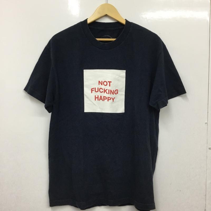 アンチソーシャルソーシャルクラブ ANTI SOCIAL SOCIAL CLUB Tシャツ 半袖 半袖カットソー プリントTシャツ クルーネックカットソー L ロゴ、文字 紺 / ネイビー / navy メンズ USED 古着 中古 10162549