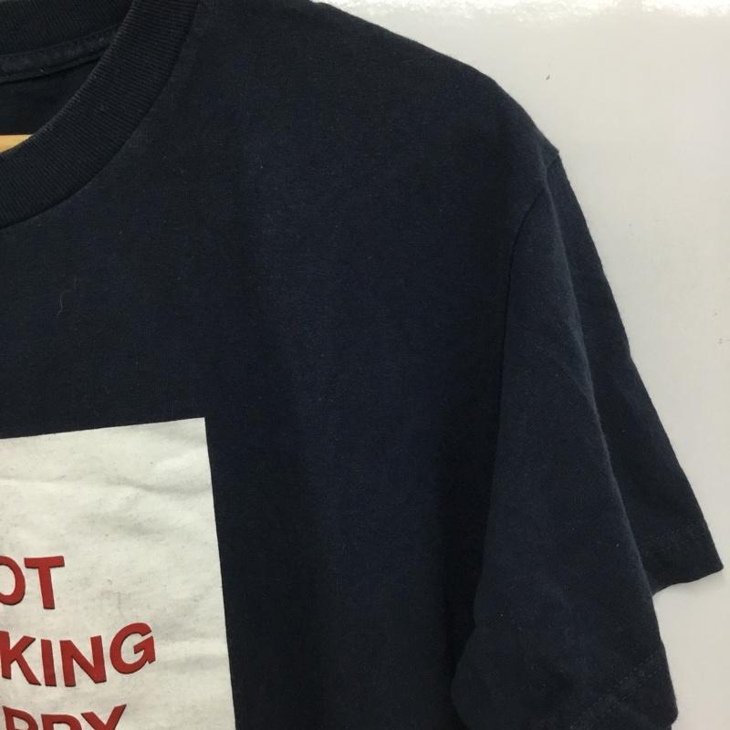 アンチソーシャルソーシャルクラブ ANTI SOCIAL SOCIAL CLUB Tシャツ 半袖 半袖カットソー プリントTシャツ クルーネックカットソー L ロゴ、文字 紺 / ネイビー / navy メンズ USED 古着 中古 10162549