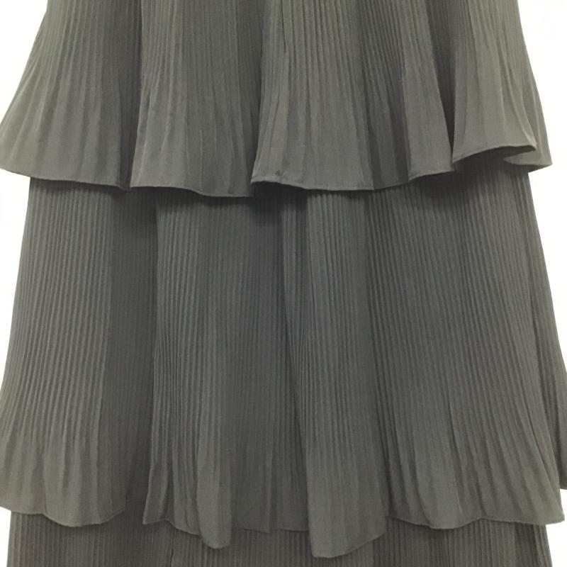 ラコレ LAKOLE スカート ロングスカート 無地 黒 / ブラック / black レディース USED 古着 中古 10162553