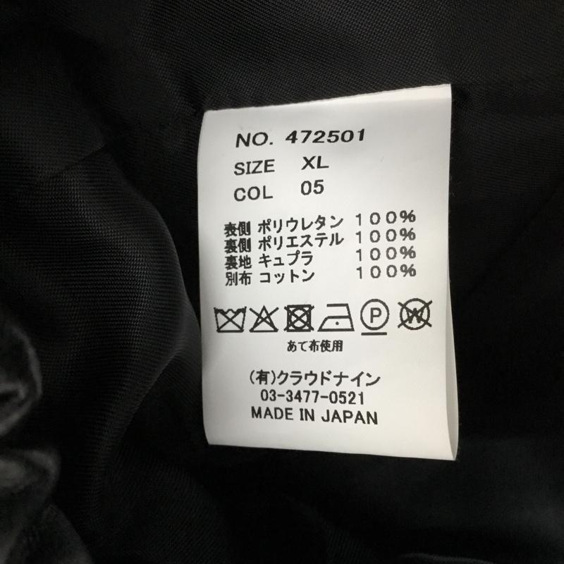 ハバーザック HAVERSACK ジャケット、上着 ジャンパー、ブルゾン 472501 フェイクレザージャケット プルオーバー XL 無地 黒 / ブラック / black メンズ USED 古着 中古 10162555