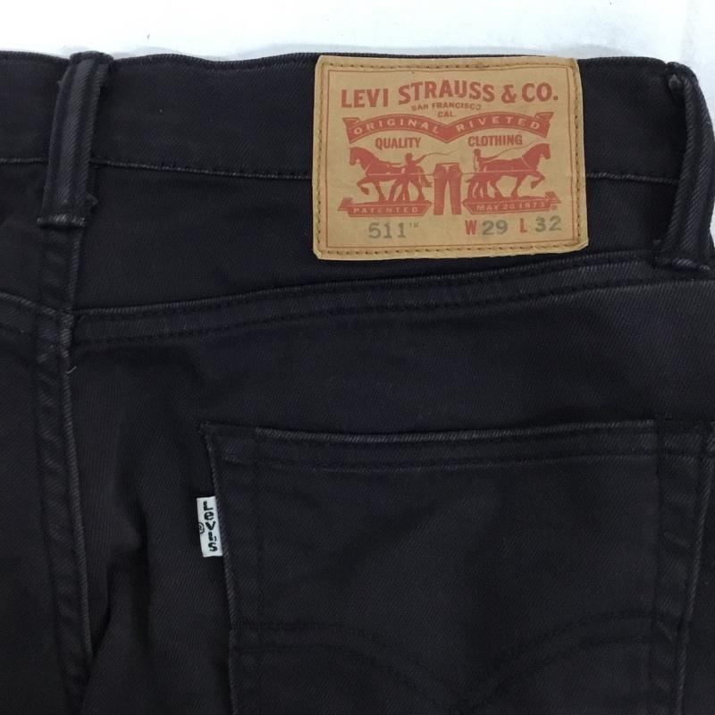 リーバイストラウスアンドコー Levi Strauss & co. パンツ デニム、ジーンズ スリムパンツ ストレッチパンツ カジュアルパンツ 29インチ 無地 ダークグレー / ダークグレー / メンズ USED 古着 中古 10162558