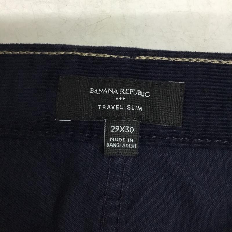 バナナリパブリック BANANA REPUBLIC パンツ デニム、ジーンズ コーデュロイパンツ スリムパンツ カジュアルパンツ ストレッチパンツ 29インチ 無地 紺 / ネイビー / navy メンズ USED 古着 中古 10162563