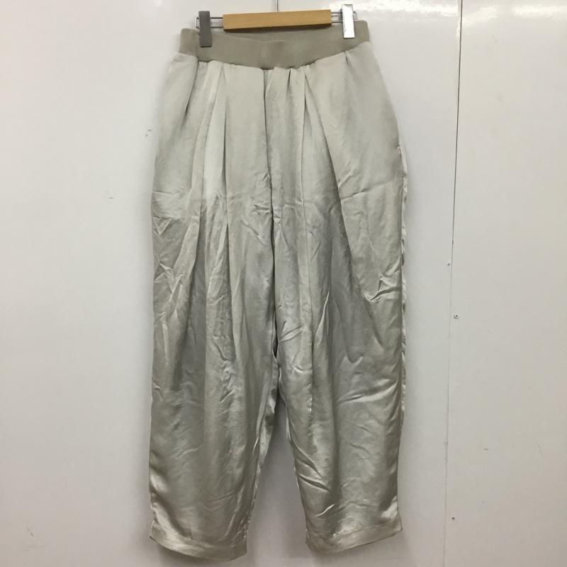 スポロガム SPOLOGUM パンツ ワークパンツ、ペインターパンツ ワイドパンツ カジュアルパンツ ワークパンツ 無地 銀 / シルバー / silver color レディース USED 古着 中古 10162565