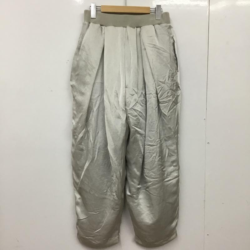 スポロガム SPOLOGUM パンツ ワークパンツ、ペインターパンツ ワイドパンツ カジュアルパンツ ワークパンツ 無地 銀 / シルバー / silver color レディース USED 古着 中古 10162565