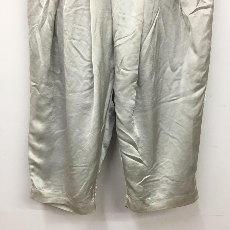 スポロガム SPOLOGUM パンツ ワークパンツ、ペインターパンツ ワイドパンツ カジュアルパンツ ワークパンツ 無地 銀 / シルバー / silver color レディース USED 古着 中古 10162565