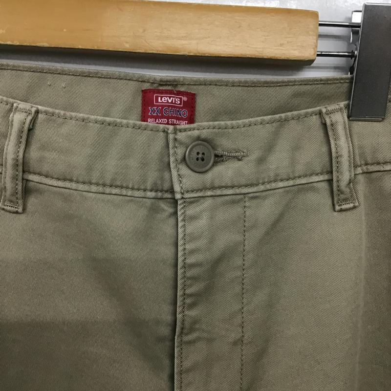 リーバイス Levi s パンツ ワークパンツ、ペインターパンツ ワイドパンツ カジュアルパンツ ワークパンツ 30インチ 無地 ベージュ / ベージュ / beige メンズ USED 古着 中古 10162568