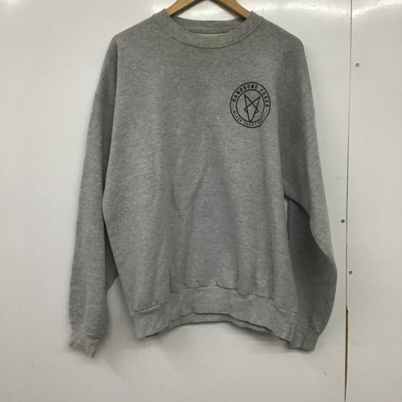 古着 USED トレーナー 長袖 長袖トレーナー スウェット クルーネック プルオーバー プリント 灰 / グレー / gray メンズ USED 古着 中古 10162574