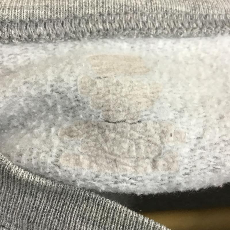 古着 USED トレーナー 長袖 長袖トレーナー スウェット クルーネック プルオーバー プリント 灰 / グレー / gray メンズ USED 古着 中古 10162574