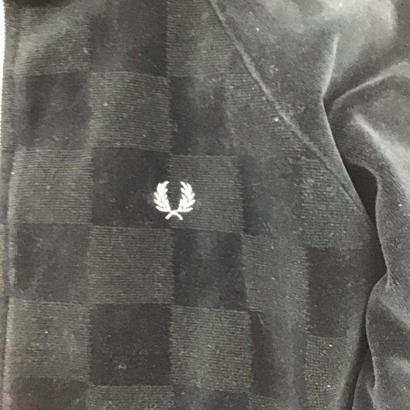 フレッドペリー FRED PERRY ジャケット、上着 ジャンパー、ブルゾン ジップアップジャケット アウター ヴェルベット 40 ロゴ、文字 紺 / ネイビー / navy メンズ USED 古着 中古 10162575