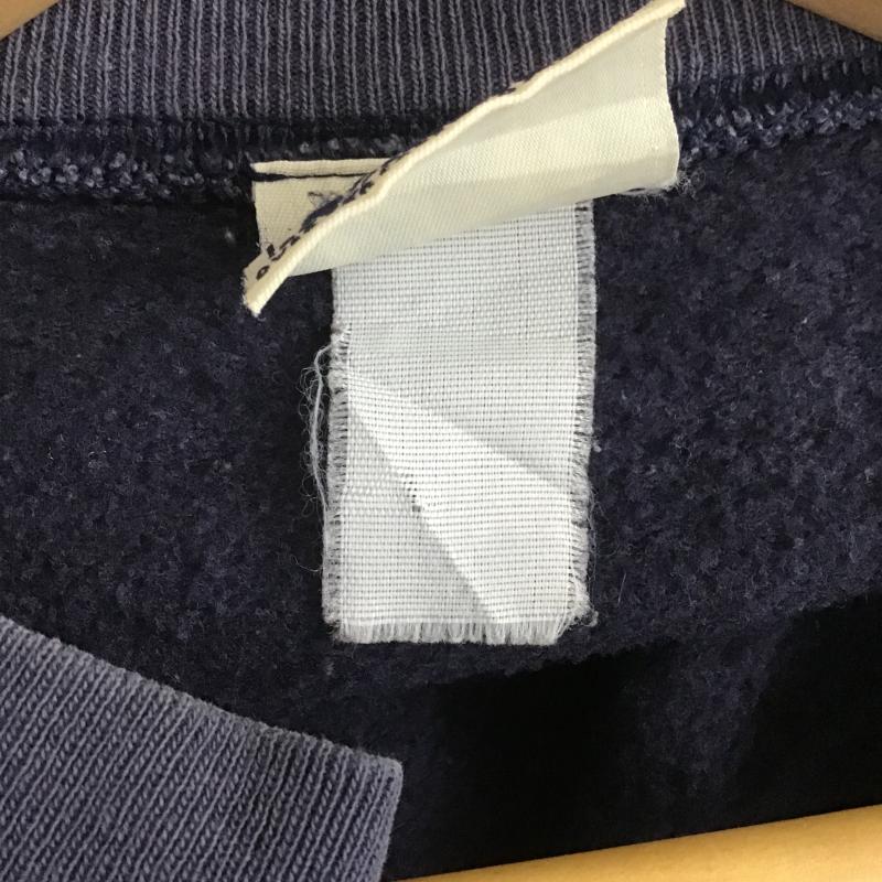 リー Lee トレーナー 長袖 長袖トレーナー スウェット クルーネック プルオーバー プリント 紺 / ネイビー / navy メンズ USED 古着 中古 10162576