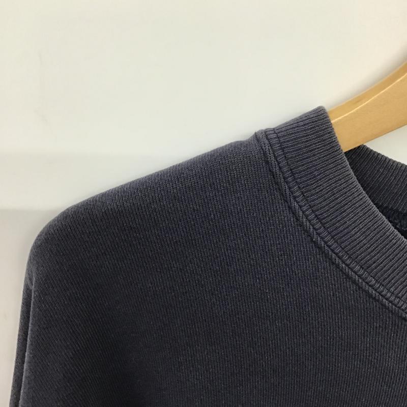 リー Lee トレーナー 長袖 長袖トレーナー スウェット クルーネック プルオーバー プリント 紺 / ネイビー / navy メンズ USED 古着 中古 10162576