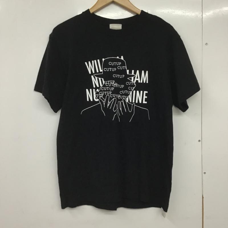 ナンバーナイン NUMBER (N)INE Tシャツ 半袖 半袖カットソー プリントTシャツ クルーネックカットソー 2 プリント 黒 / ブラック / black メンズ USED 古着 中古 10162577