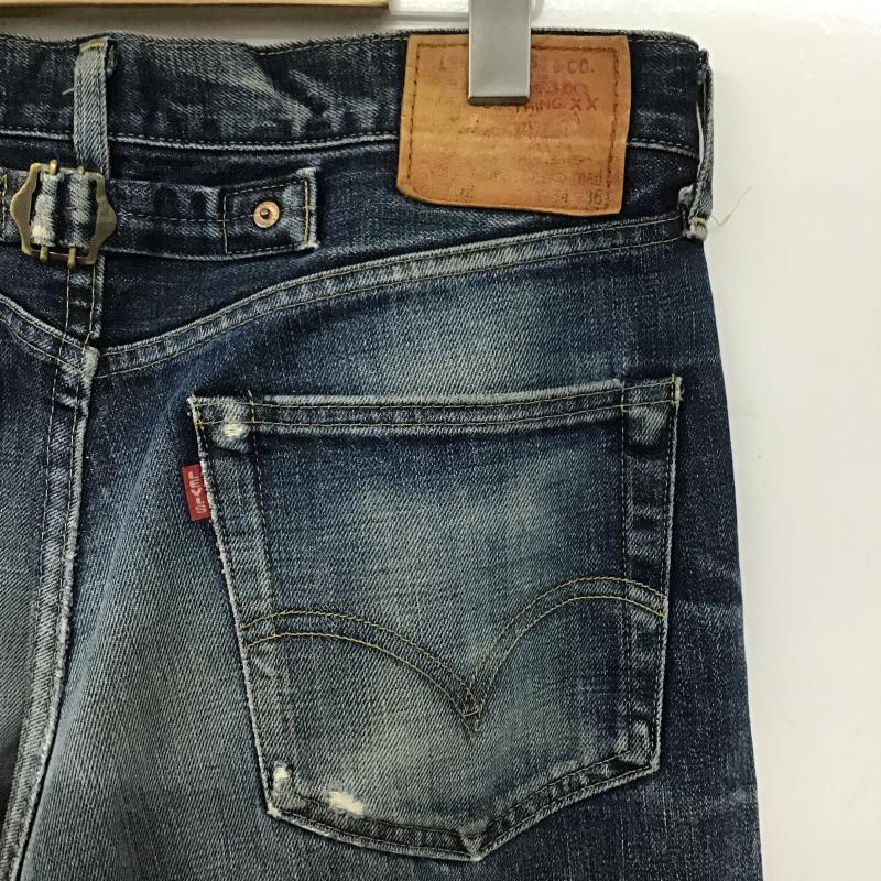 リーバイストラウスアンドコー Levi Strauss & co. パンツ デニム、ジーンズ デニムパンツ ワイドパンツ カジュアルパンツ 34インチ ダメージ加工 インディゴ / インディゴ / Indigo メンズ USED 古着 中古 10162580