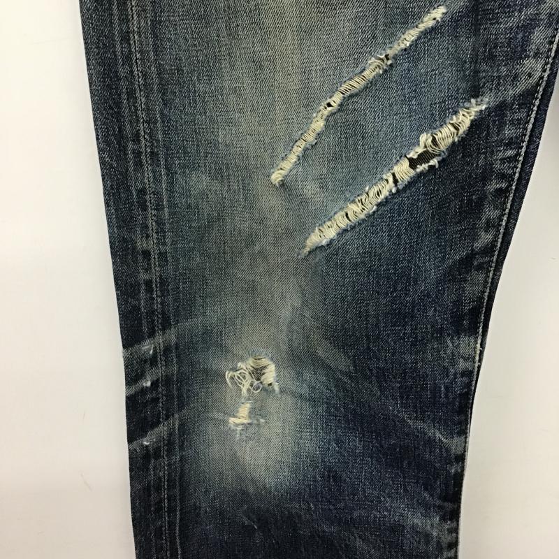 リーバイストラウスアンドコー Levi Strauss & co. パンツ デニム、ジーンズ デニムパンツ ワイドパンツ カジュアルパンツ 34インチ ダメージ加工 インディゴ / インディゴ / Indigo メンズ USED 古着 中古 10162580