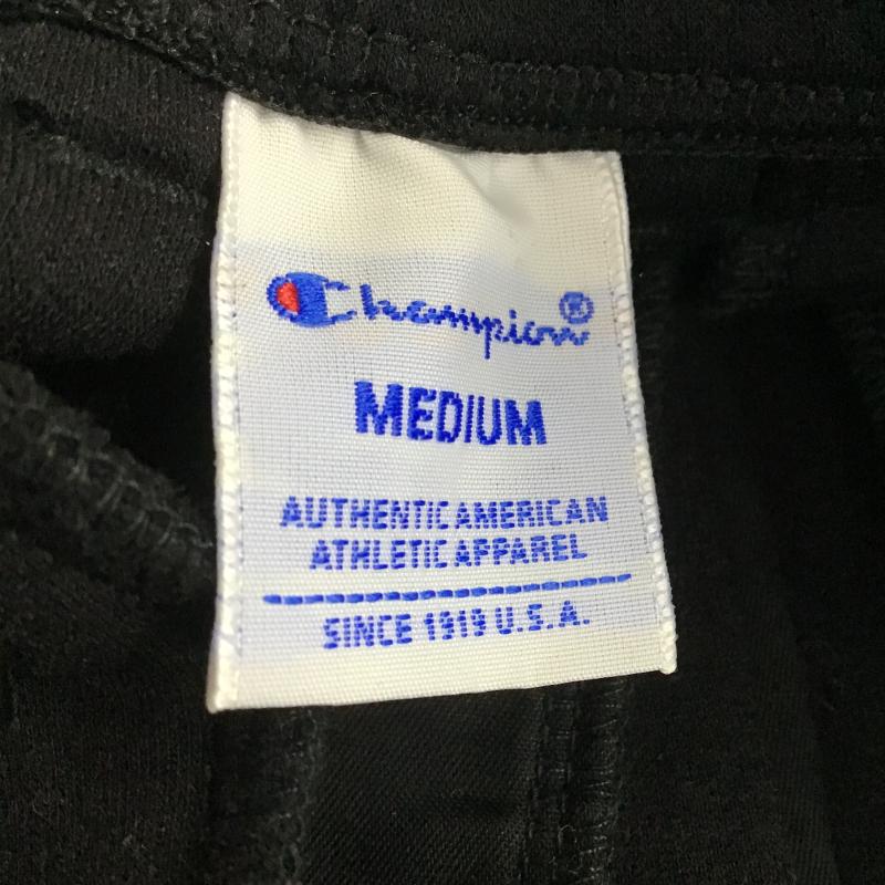 チャンピオン Champion パンツ ワークパンツ、ペインターパンツ ワイドパンツ カジュアルパンツ ワークパンツ スウェットパンツ M ロゴ、文字 黒 / ブラック / black メンズ USED 古着 中古 10162582