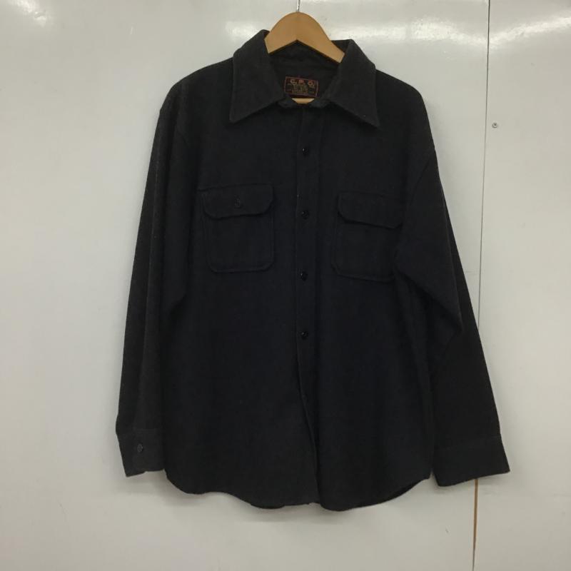 古着 USED ジャケット、上着 ジャンパー、ブルゾン カジュアルジャケット アウター カラージャケット L 無地 紺 / ネイビー / navy メンズ USED 古着 中古 10162586