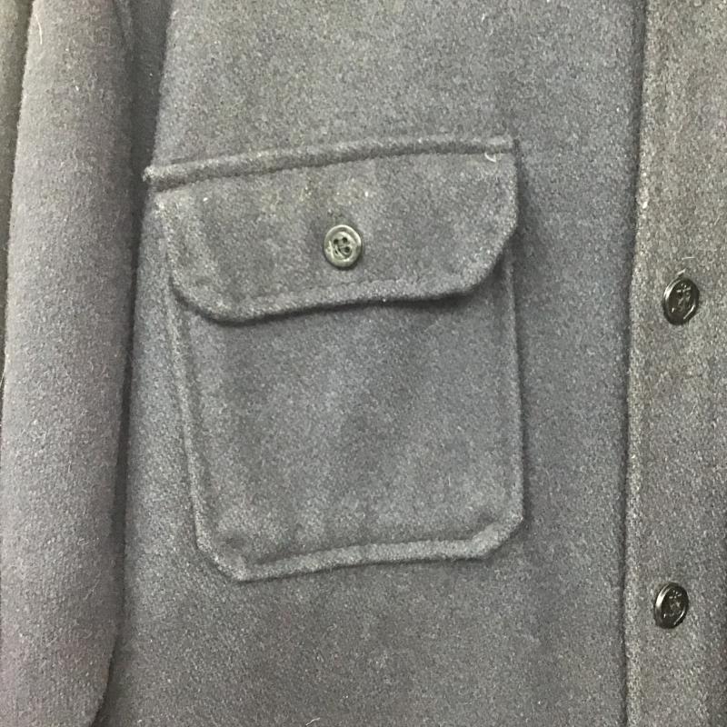 古着 USED ジャケット、上着 ジャンパー、ブルゾン カジュアルジャケット アウター カラージャケット L 無地 紺 / ネイビー / navy メンズ USED 古着 中古 10162586