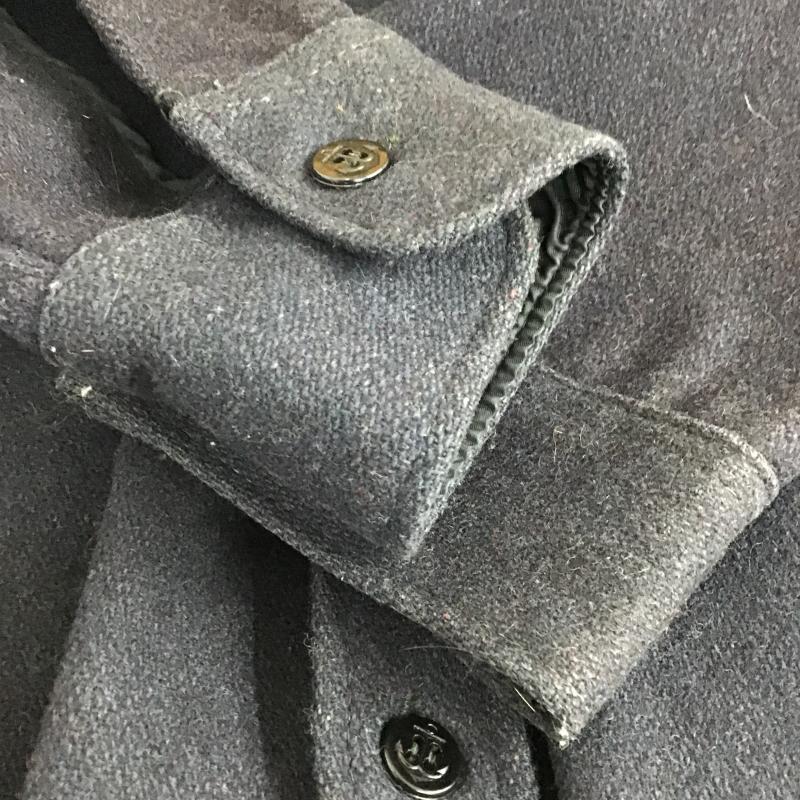 古着 USED ジャケット、上着 ジャンパー、ブルゾン カジュアルジャケット アウター カラージャケット L 無地 紺 / ネイビー / navy メンズ USED 古着 中古 10162586