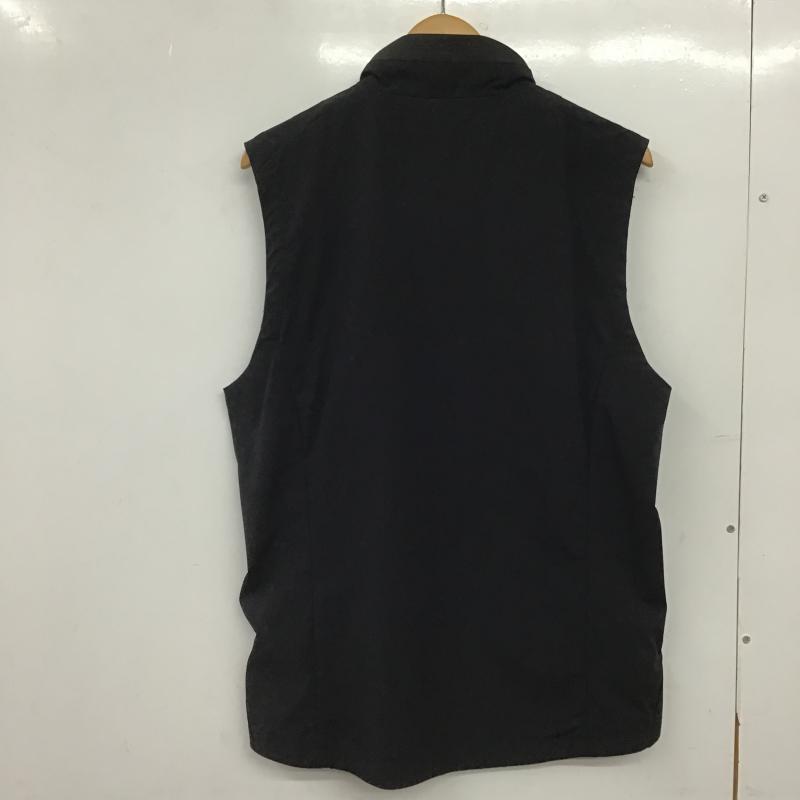 デサント DESCENTE ベスト ベスト ジップアップベスト ノースリーブカットソー アウター 無地 紺 / ネイビー / navy メンズ USED 古着 中古 10162587